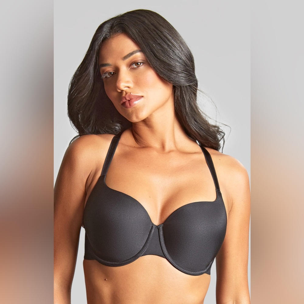 Panache Porcelain Elan Moulded T Shirt Bra - Black - 34DD